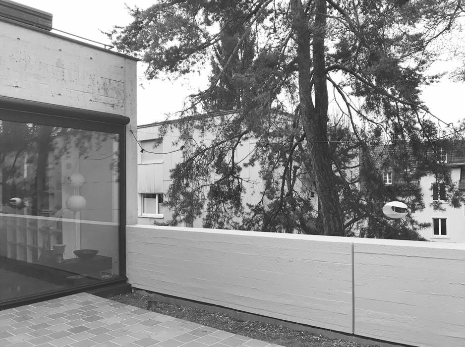 Patio Sanierung, Zürich, Stöckli Grenacher Schäubli AG Stöckli Grenacher Schäubli AG Modern Terrace