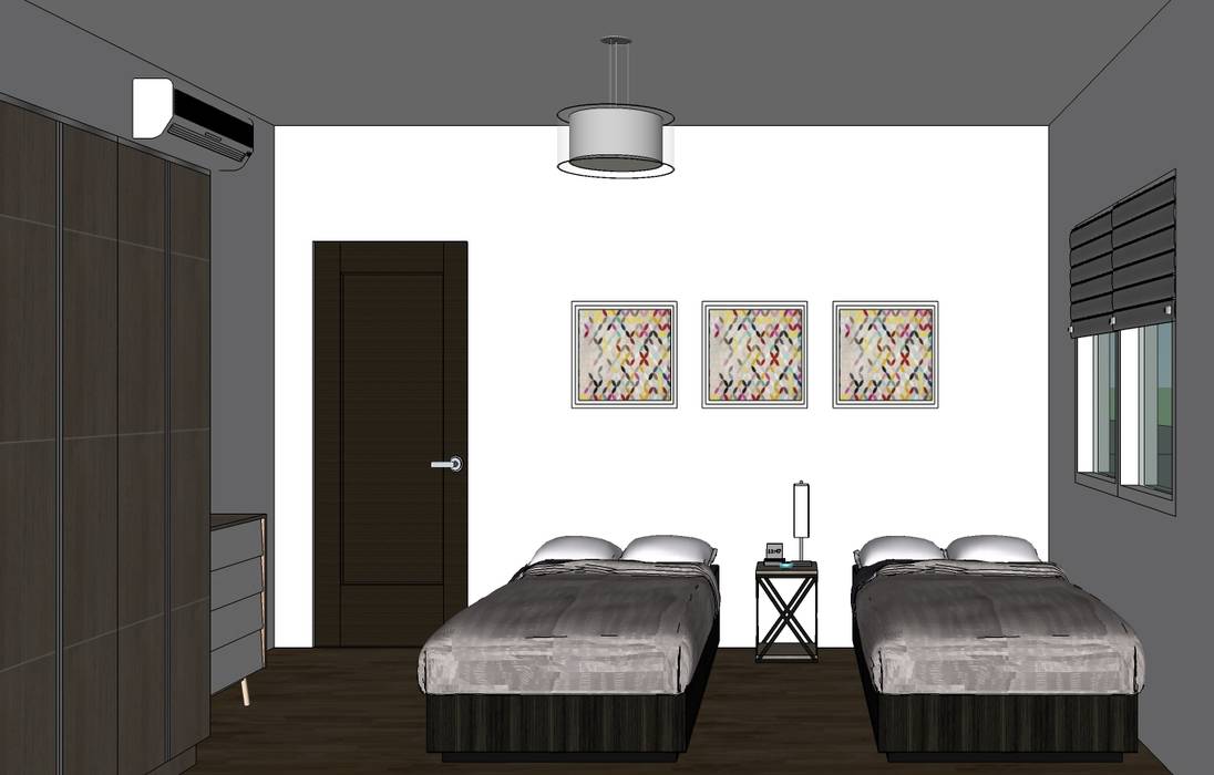 SEQUOIA AT TWO SERENDRA MKC DESIGN Small bedroom