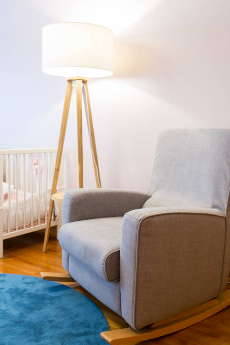 Apartamento t3 no centro de lisboa, Traço Magenta - Design de Interiores Traço Magenta - Design de Interiores Cuartos para bebés