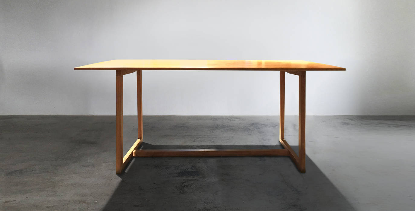 木耳生活藝術-實木桌設計/家餐桌, 木耳生活藝術 木耳生活藝術 Modern Dining Room Solid Wood Multicolored Tables