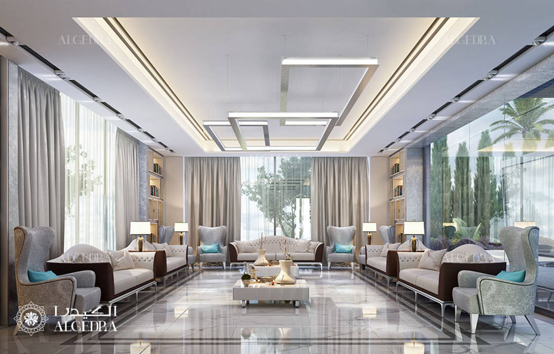Contemporary Style Majlis Design In Luxury Villa Algedra Interior Design Modern Living Room Homify