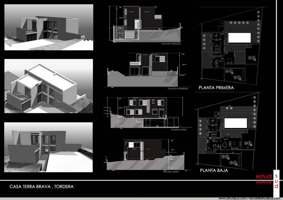Casa Terra Brava, Tordera-España, MONAGHAN DESIGN SAS MONAGHAN DESIGN SAS 現代房屋設計點子、靈感 & 圖片 強化水泥