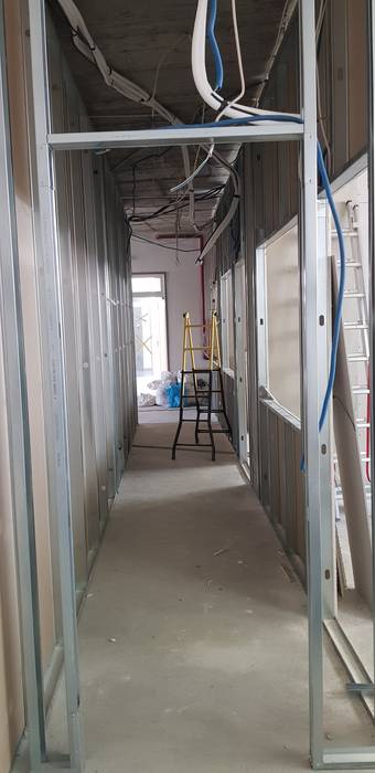 Congrau Engenharia Modern Walls and Floors Grey