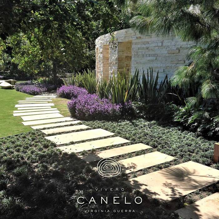 Casa BA • Arquitectura Paisajista // Proyecto residencial SPGG, Canelo exteriores Canelo exteriores Front garden