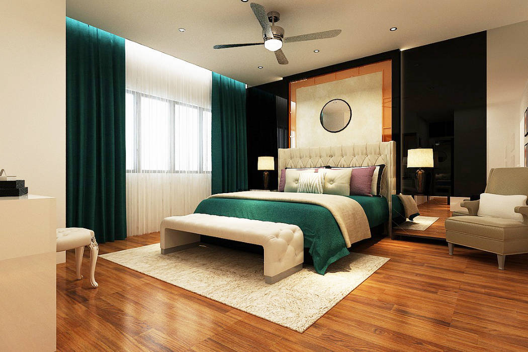 LAKEPOINT RESIDENCE, CYBERJAYA, Enviz Interior & Renovation Enviz Interior & Renovation Modern style bedroom