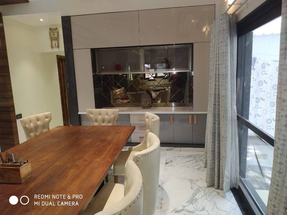 Shagun Jyoti, 'A' DESIGN ASSOCIATES 'A' DESIGN ASSOCIATES Modern dining room