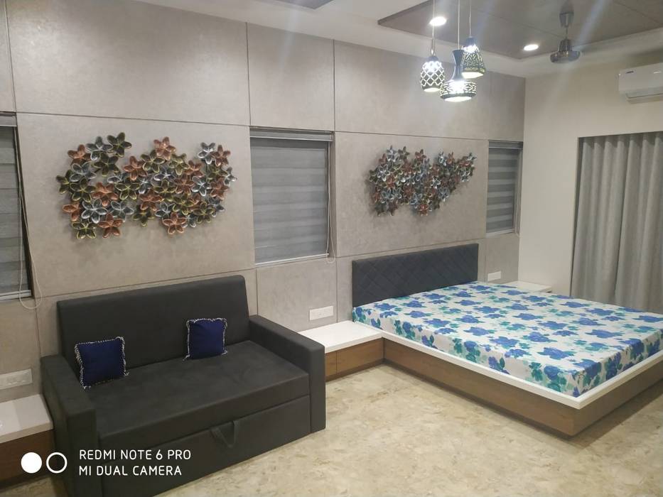 Jignesh Kumar, 'A' DESIGN ASSOCIATES 'A' DESIGN ASSOCIATES Modern style bedroom