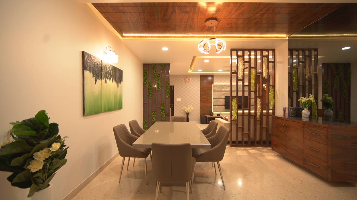 Dining area AARAYISHH Modern dining room