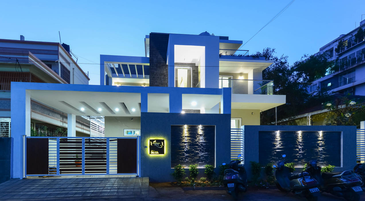 Bungalow For Mr Kiran Swami At Kolhapur By A B Design Studio Minimalist Homify