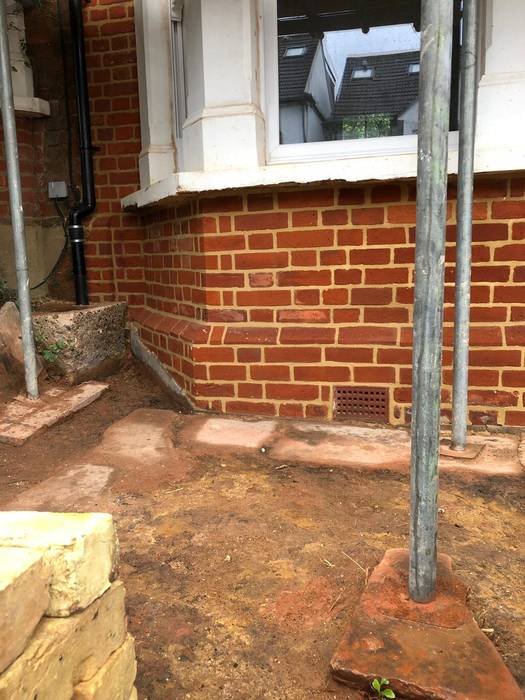 After brick repointing S.J. Pointer