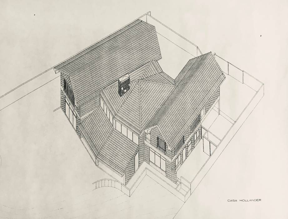 CASA HOLLANDER , OMAR SEIJAS, ARQUITECTO OMAR SEIJAS, ARQUITECTO 일세대용 주택