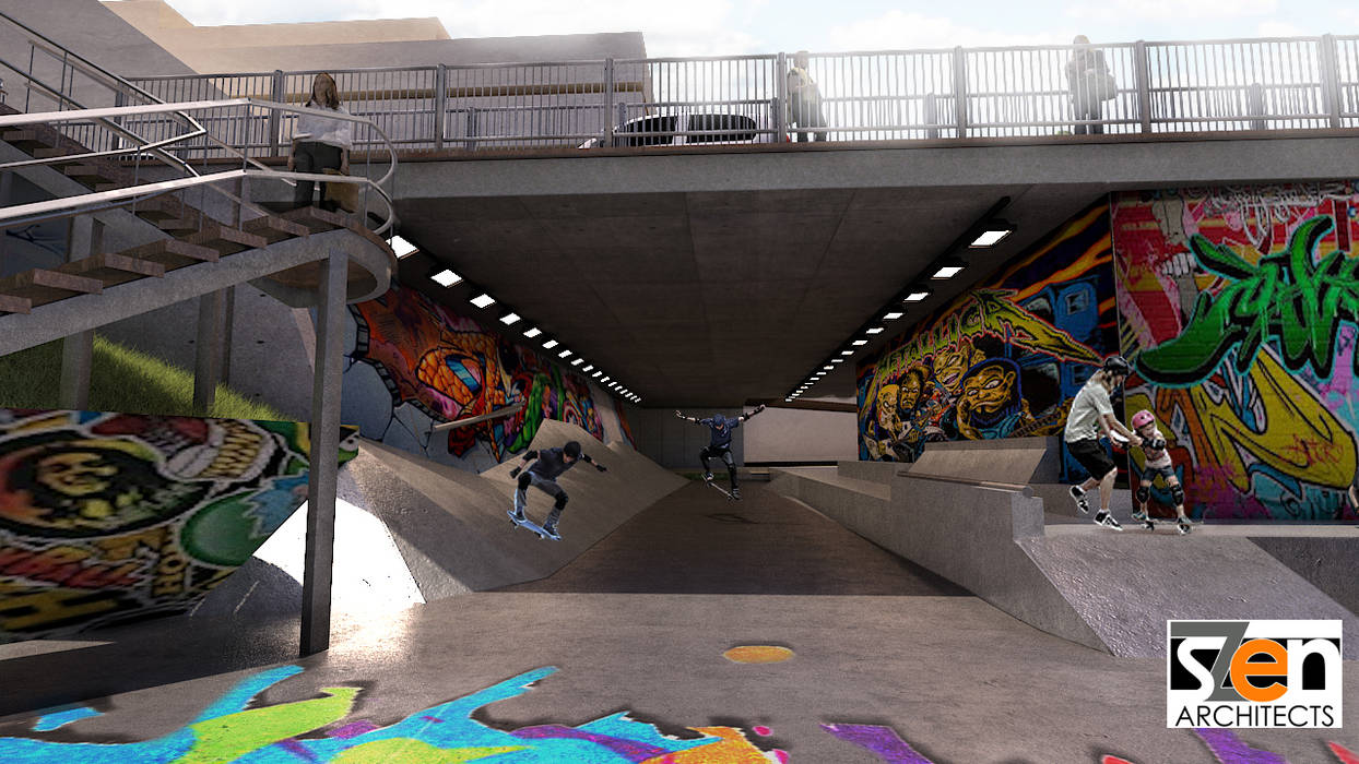 Skate Park, SZEN Architects Sdn Bhd SZEN Architects Sdn Bhd Taman Modern