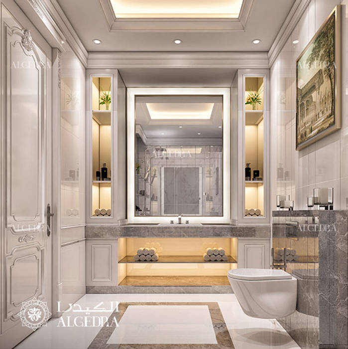Small bathroom design, Algedra Interior Design Algedra Interior Design Casas de banho modernas