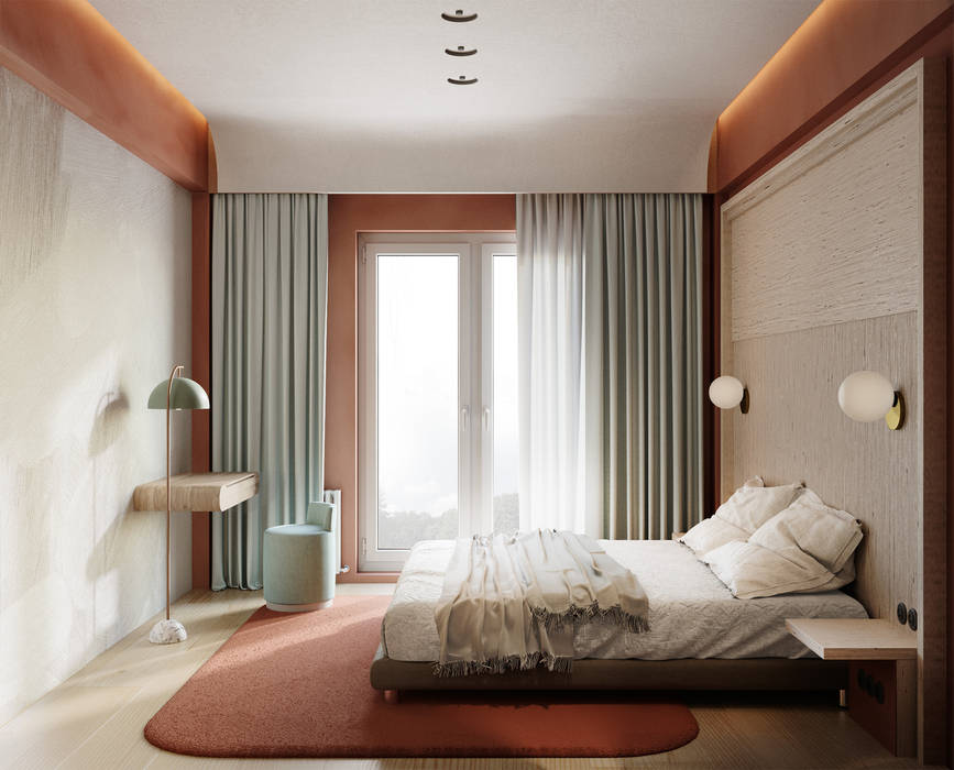 YOLK, he.d group he.d group Minimalist bedroom