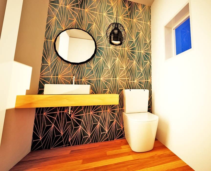Diseño de interiores residenciales , Estudio Cipollina Estudio Cipollina Baños de estilo minimalista Cerámico
