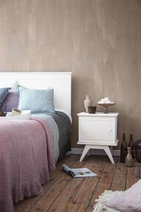 Old Romance Fresco Krijtverf Pure & Original Pure & Original Moderne slaapkamers lila, roze, beige, blauw, wit