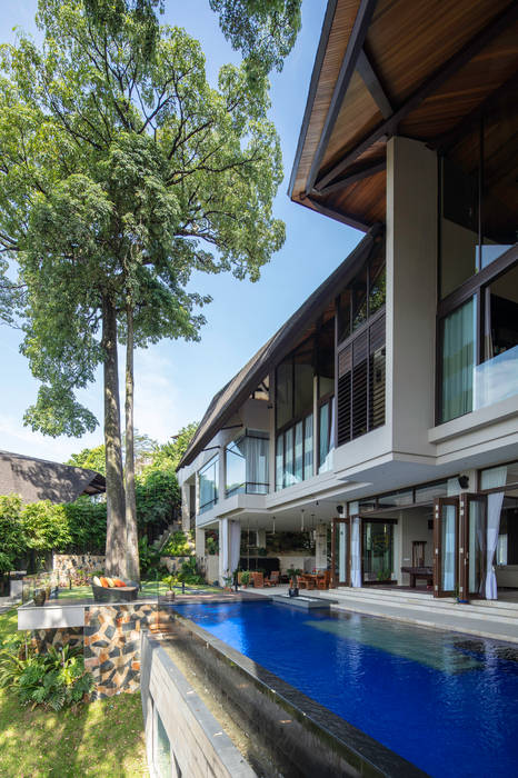 Canopy House - Kuala Lumpur, MJ Kanny Architect MJ Kanny Architect Piscinas de estilo tropical