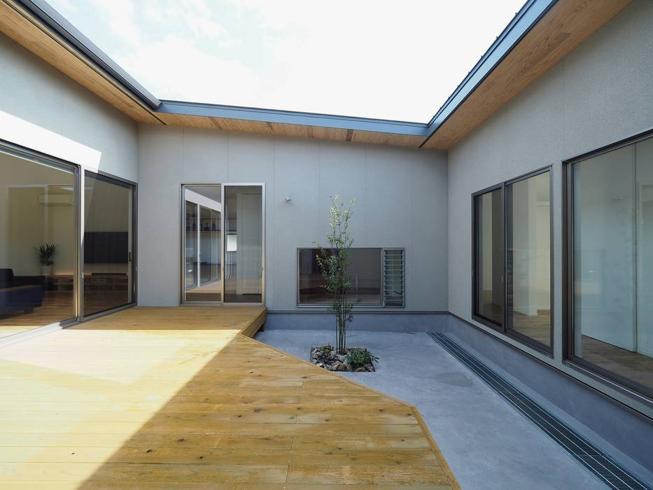 須賀崎の家, ａｉ建築アトリエ ａｉ建築アトリエ オリジナルな 庭