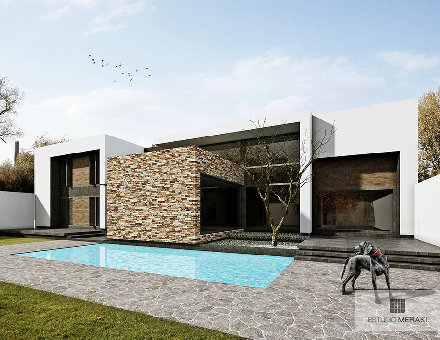 CASA AOB, Estudio Meraki Estudio Meraki Single family home