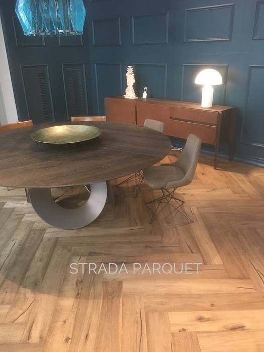 Parquet rovere prefinito anticato smoked, strada legnami srl | homify