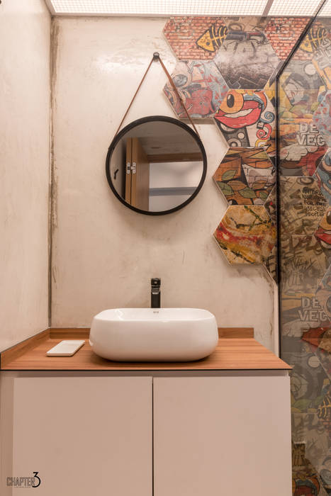 Bathroom Vanity Mirrors and wall features Chapter 3 Interior Design Eclectic style bathroom