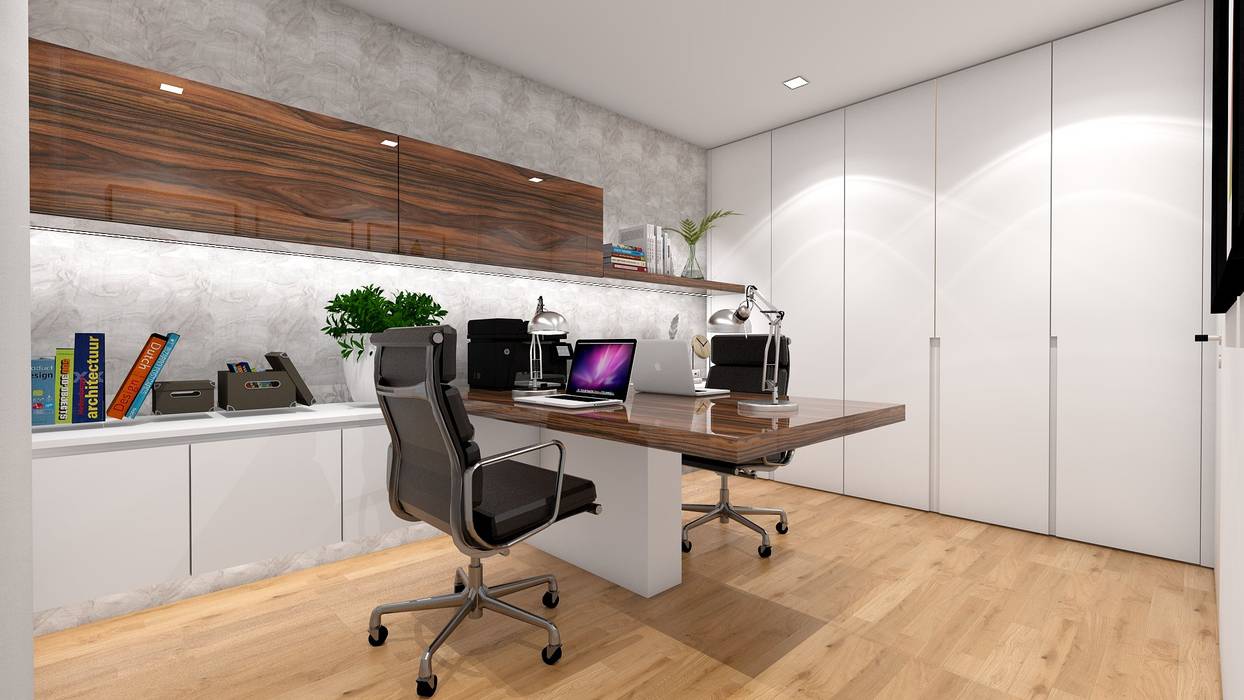 PROJECTOS 3D, Inarte Interiores Inarte Interiores Modern style study/office