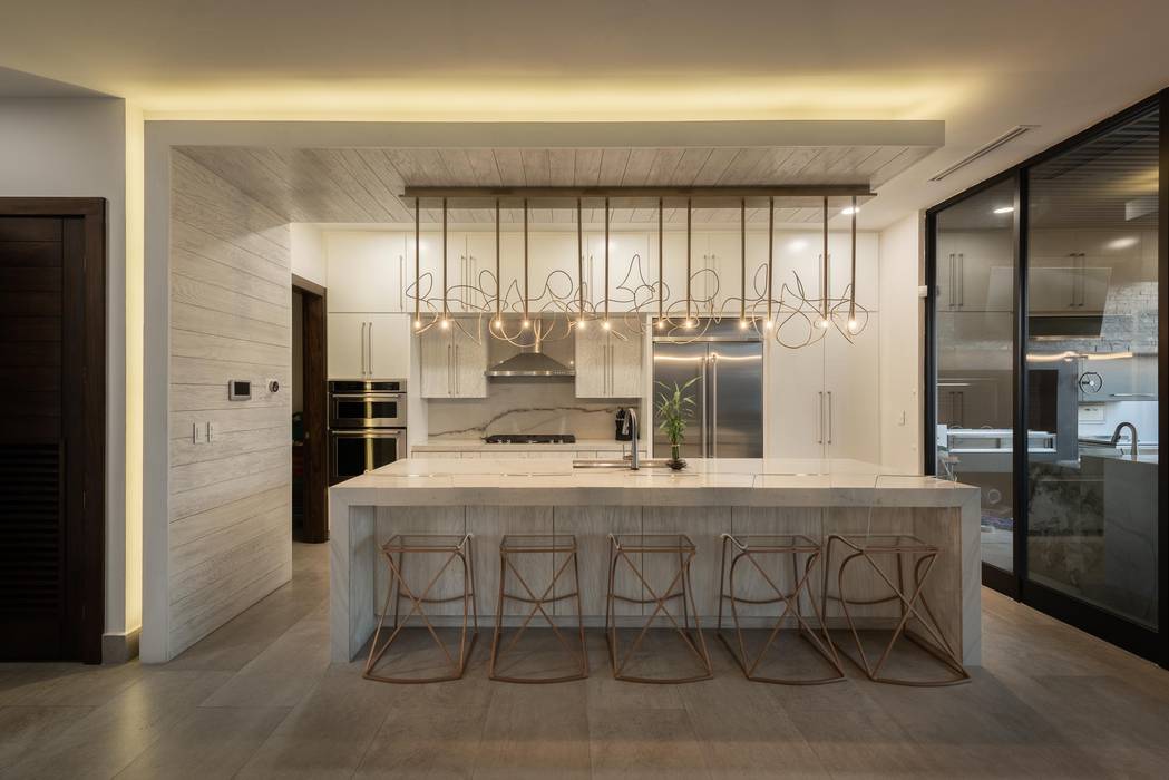 CASA LONGORIA , ALVMONT ARQUITECTURA ALVMONT ARQUITECTURA Modern Kitchen