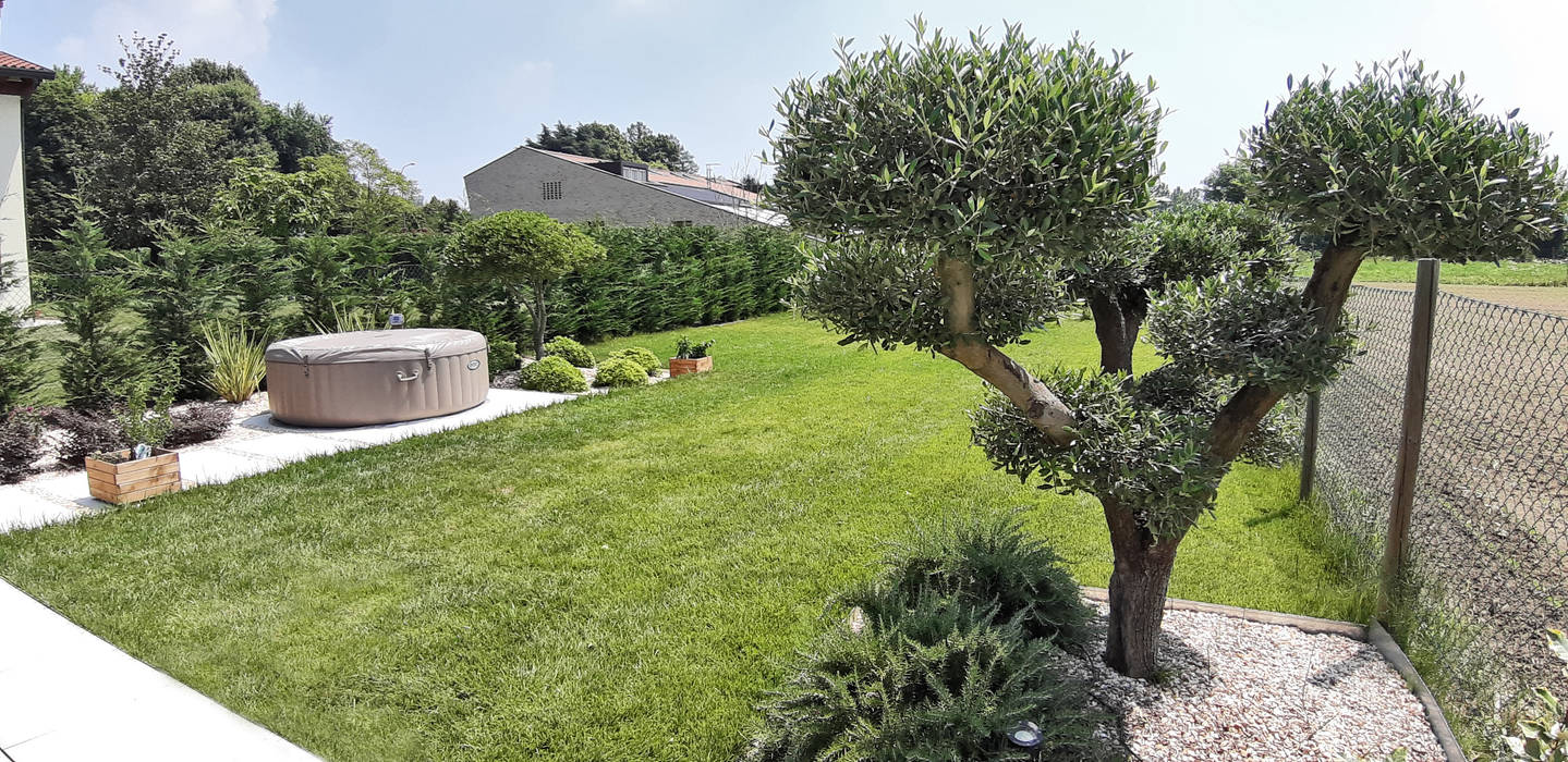 Giardino privato con stile moderno - formale, Mattia Boldrin Garden Design Mattia Boldrin Garden Design Voortuin