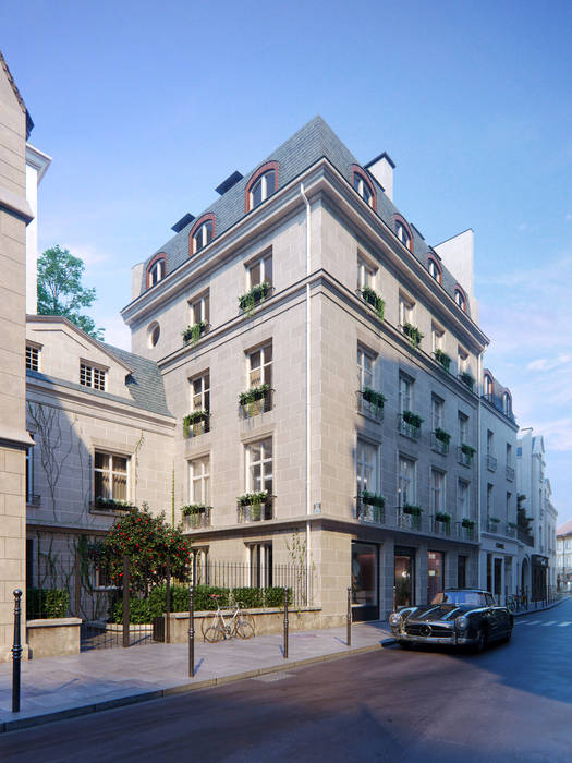 Renovation Project in Paris (Part III), VisEngine Digital Solutions VisEngine Digital Solutions Casas clásicas french architecture,