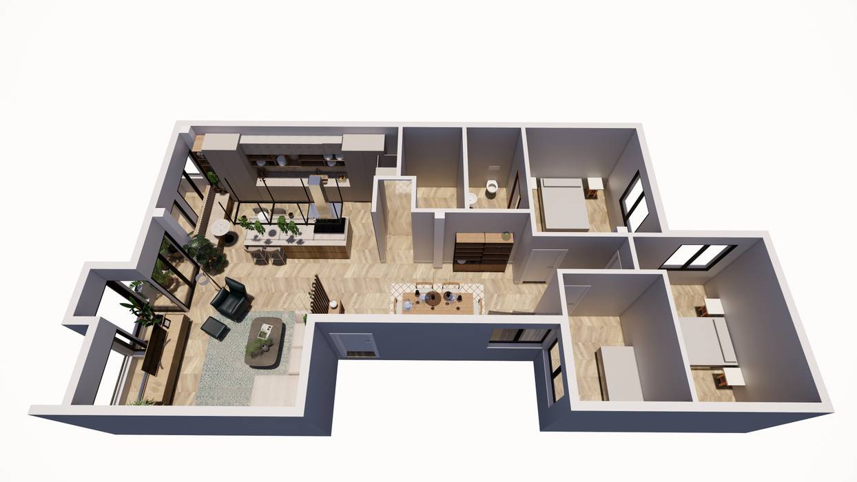 Reforma Filet de Fora, Nogar Solutions Nogar Solutions Casas de estilo mediterráneo