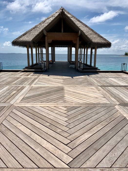Exterpark Magnet Angelim Amargoso – Maldive, Exterpark Exterpark Commercial spaces Solid Wood Multicolored Hotels