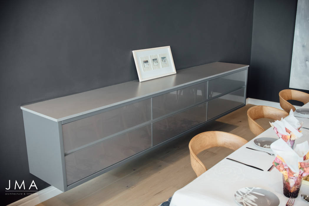 Fresnaye Townhouse Living in Fresnaye Avenues - Dining Area Jenny Mills Architects Modern dining room