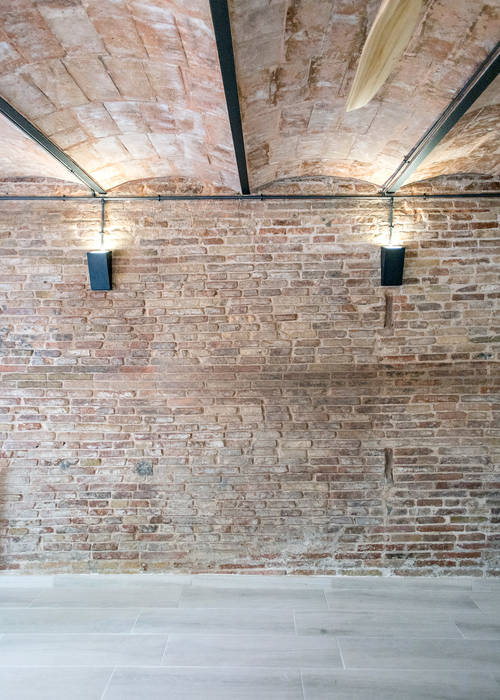 Pared y techo de ladrillo visto homify