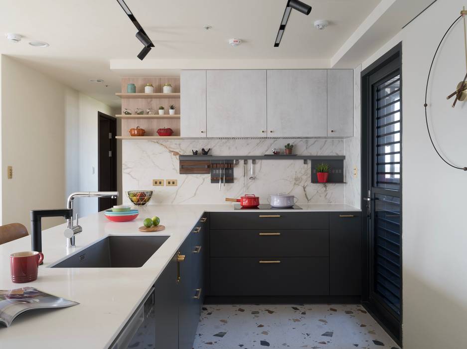 森活, 澄月室內設計 澄月室內設計 現代廚房設計點子、靈感&圖片