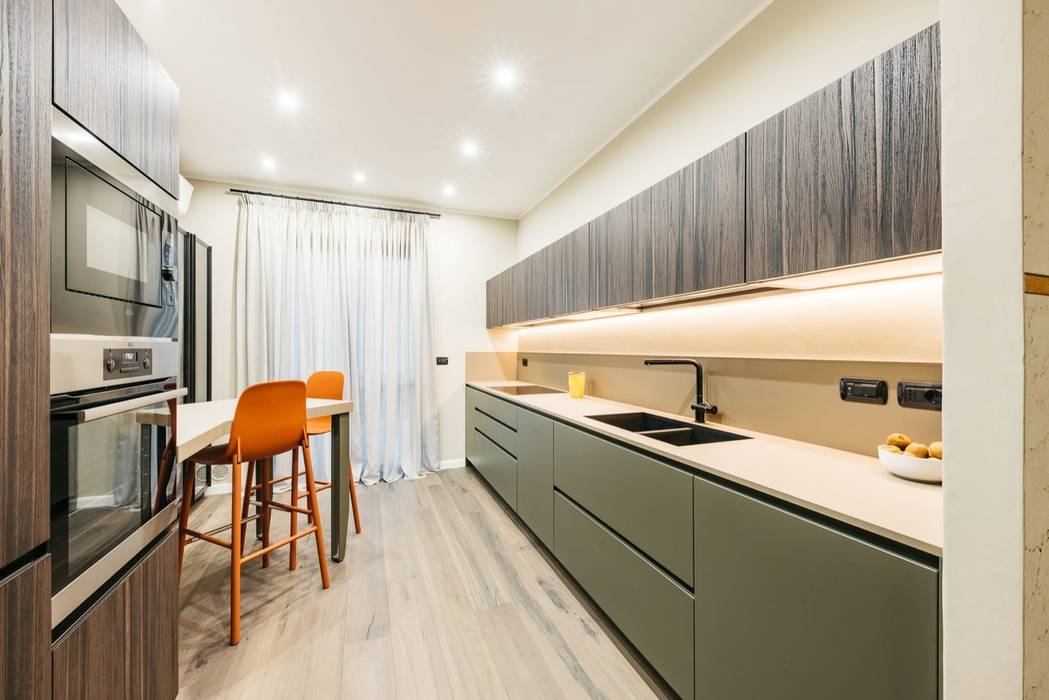 Progettazione d'interni appartamento Torino, Sara Togni Sara Togni Moderne Küchen