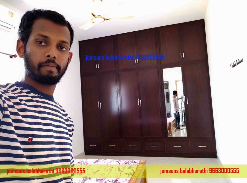 PVC Interiors in Coimbatore 9663000555, balabharathi pvc & upvc interior Salem 9663000555 balabharathi pvc & upvc interior Salem 9663000555 Dormitorios de estilo moderno Plástico Armarios y cómodas