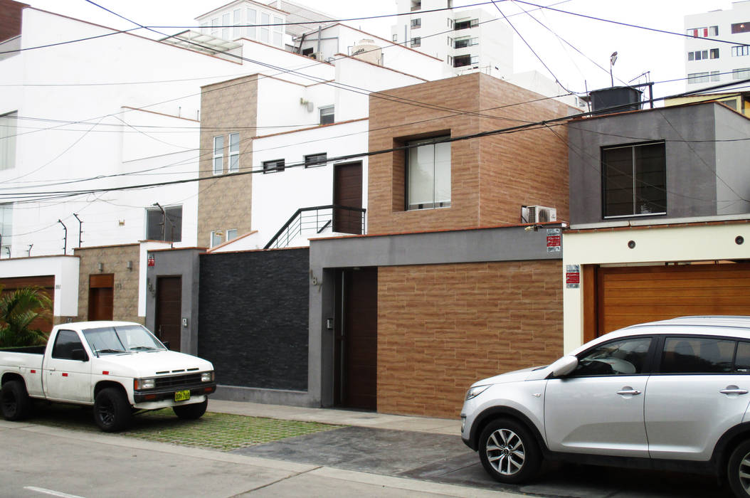 Proyecto Remodelacion Fachada rzoarquitecto Casas de estilo minimalista