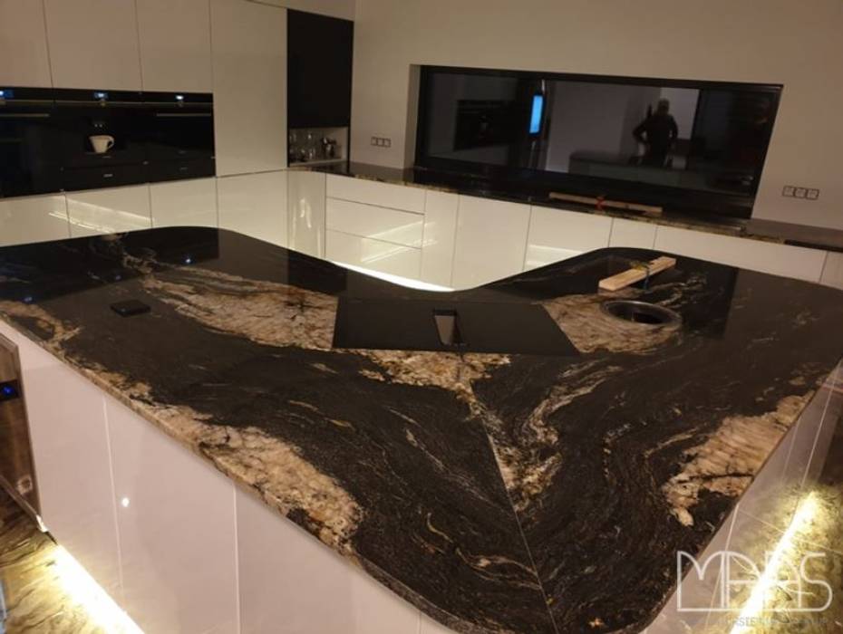 Black cosmic granit arbeitsplatte homify
