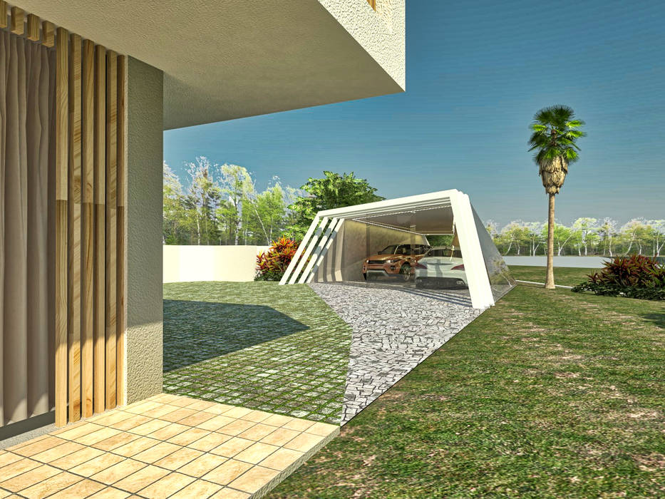 Garagem Piscina e Exteriores, Imagem Publica, Design & Comunicação Imagem Publica, Design & Comunicação Modern garage/shed