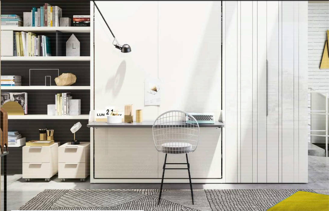 Progetto per realizzare una cameretta di piccole dimensioni per due bambini , CLARE studio di architettura CLARE studio di architettura Modern Kid's Room