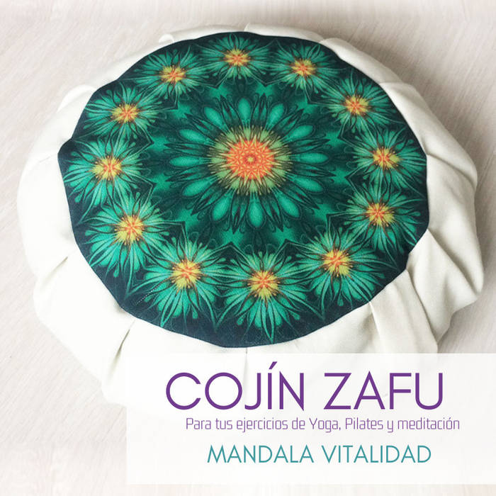 Cojín Zafu para Meditación Mandala Vitalidad Divina Diseños Decoración Casas de estilo asiático Cojin meditación, cojin yoga, cojin zafu, cojin Mindfulness, cojines personalizados, muebles para spa, muebles para gimnasio, dotación gimnasio, cojines ecológicos, muebles ecológicos, cojin relleno ecológico, relleno reciclado, tienda en linea, tienda decoracion online, tienda bienestar,Artículos del hogar