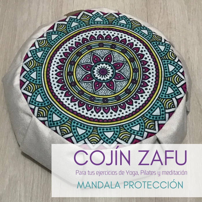 Cojín Zafu para Meditación Mandala Protección Divina Diseños Decoración Habitaciones para niños de estilo asiático Cojin meditación, cojin yoga, cojin zafu, cojin Mindfulness, cojines personalizados, muebles para spa, muebles para gimnasio, dotación gimnasio, cojines ecológicos, muebles ecológicos, cojin relleno ecológico, relleno reciclado, tienda en linea, tienda decoracion online, tienda bienestar,Almacenamiento