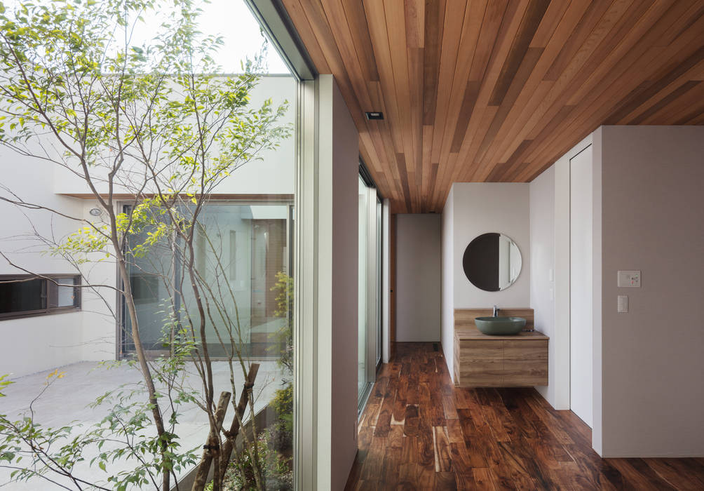 K18-house「Terrace House」, Architect Show Co.,Ltd Architect Show Co.,Ltd Moderner Garten