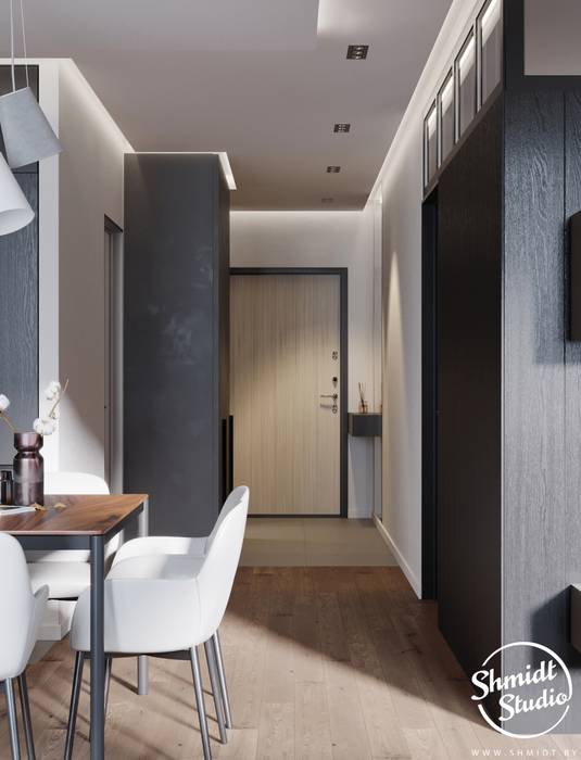 Project "Black", Minsk, Shmidt Studio Shmidt Studio Modern style kitchen