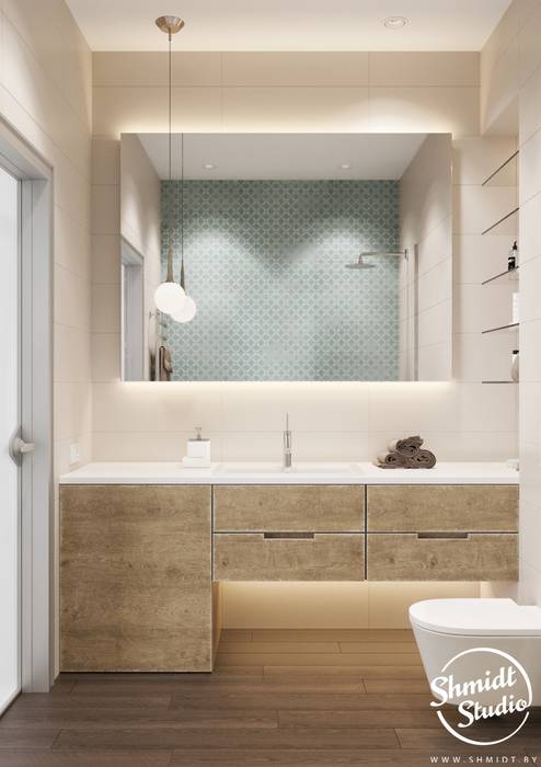 Project "Skilful", Moscow, Shmidt Studio Shmidt Studio Modern style bathrooms