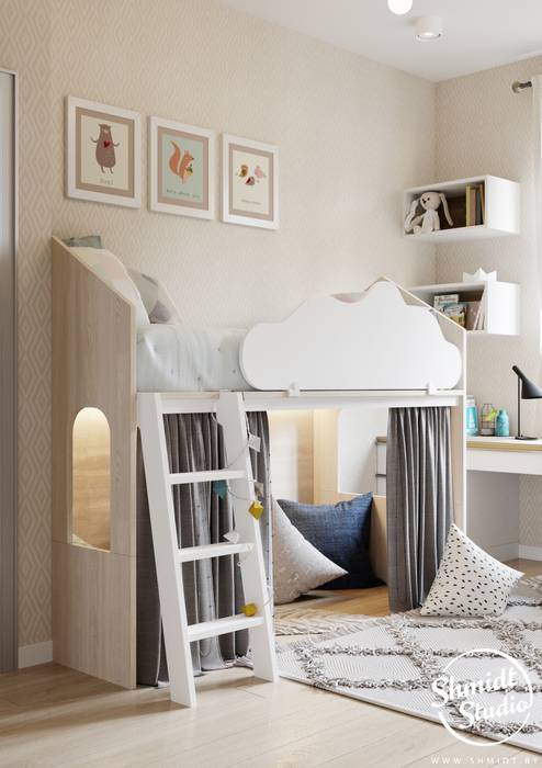 Project "Skilful", Moscow, Shmidt Studio Shmidt Studio Nursery/kid’s room