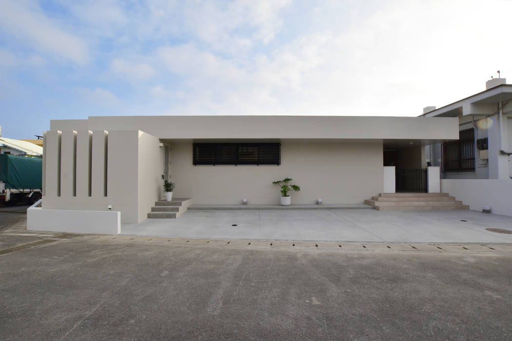 外観 Style Create 一戸建て住宅 鉄筋コンクリート ベージュ Homify