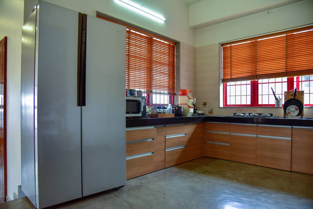 Kitchen DnC Kitchen units MDF Vaastu, custom designed and carpentered kitchen.