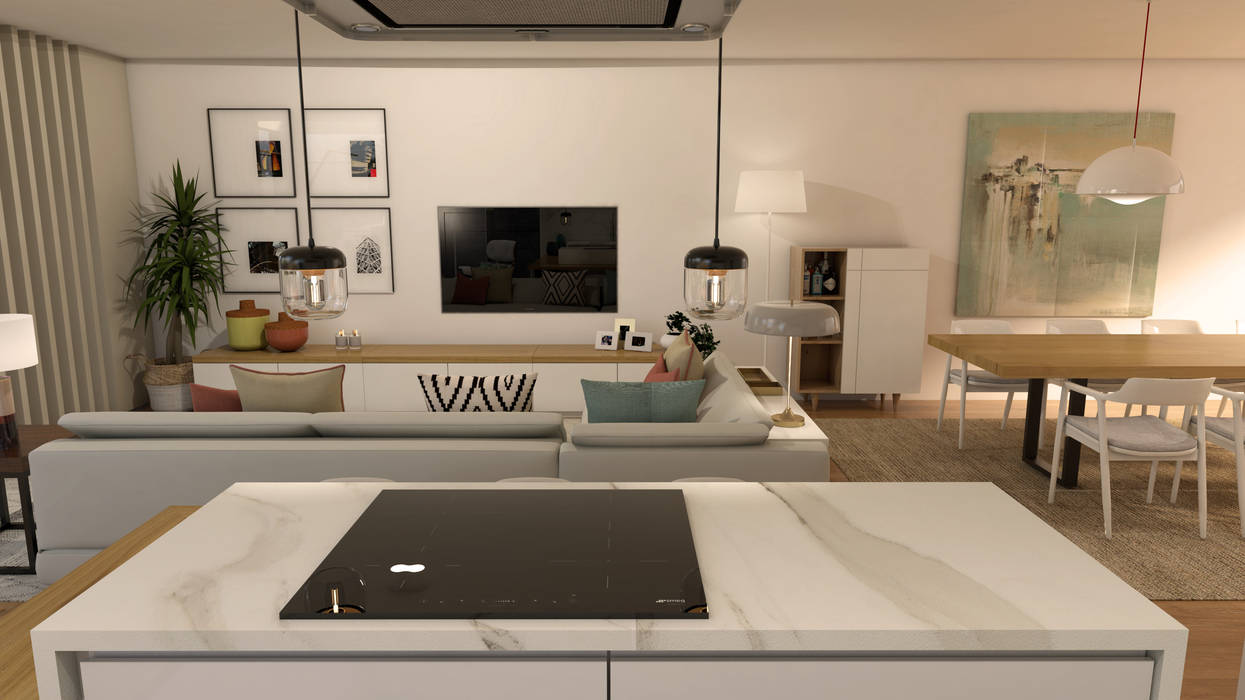 Eclectic style kitchen by The Spacealist - Arquitectura e Interiores Eclectic