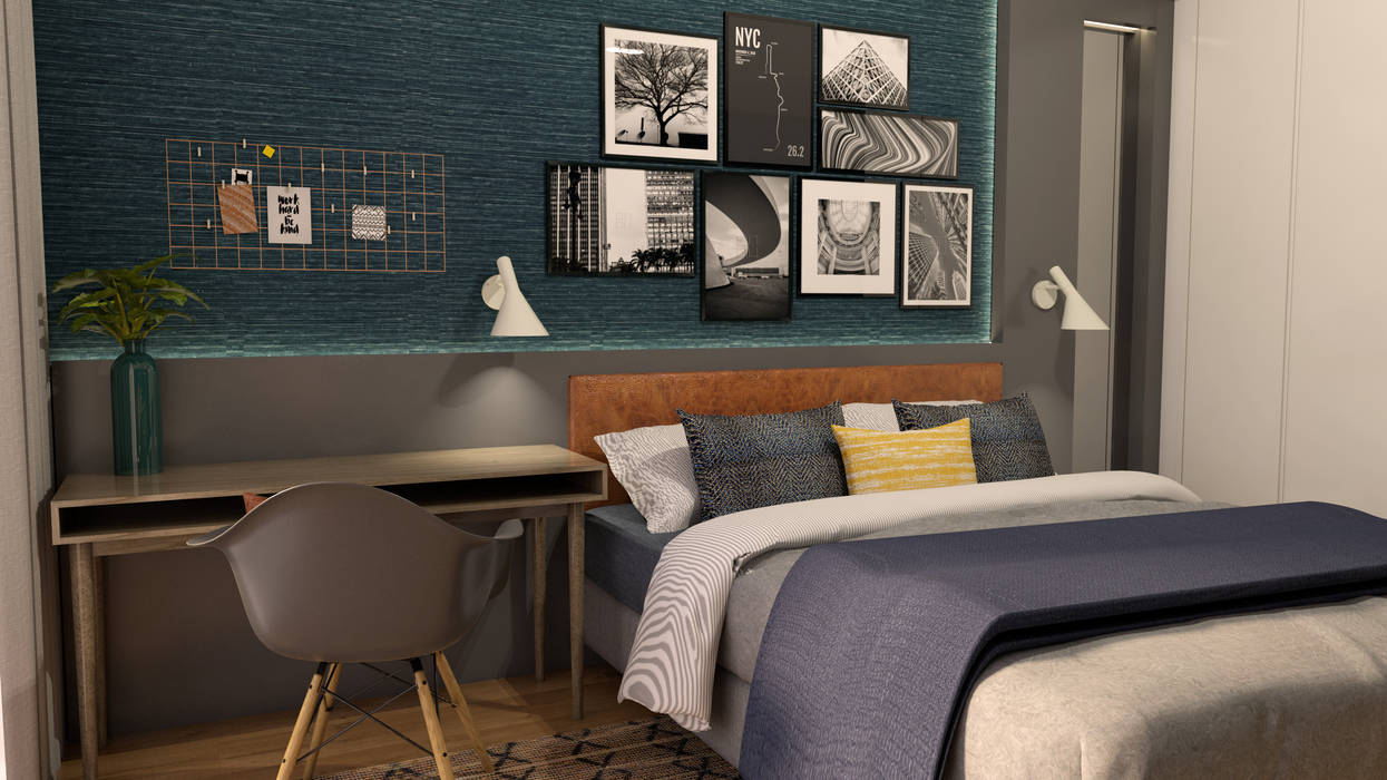 Dormitorios eclécticos de The Spacealist - Arquitectura e Interiores Ecléctico